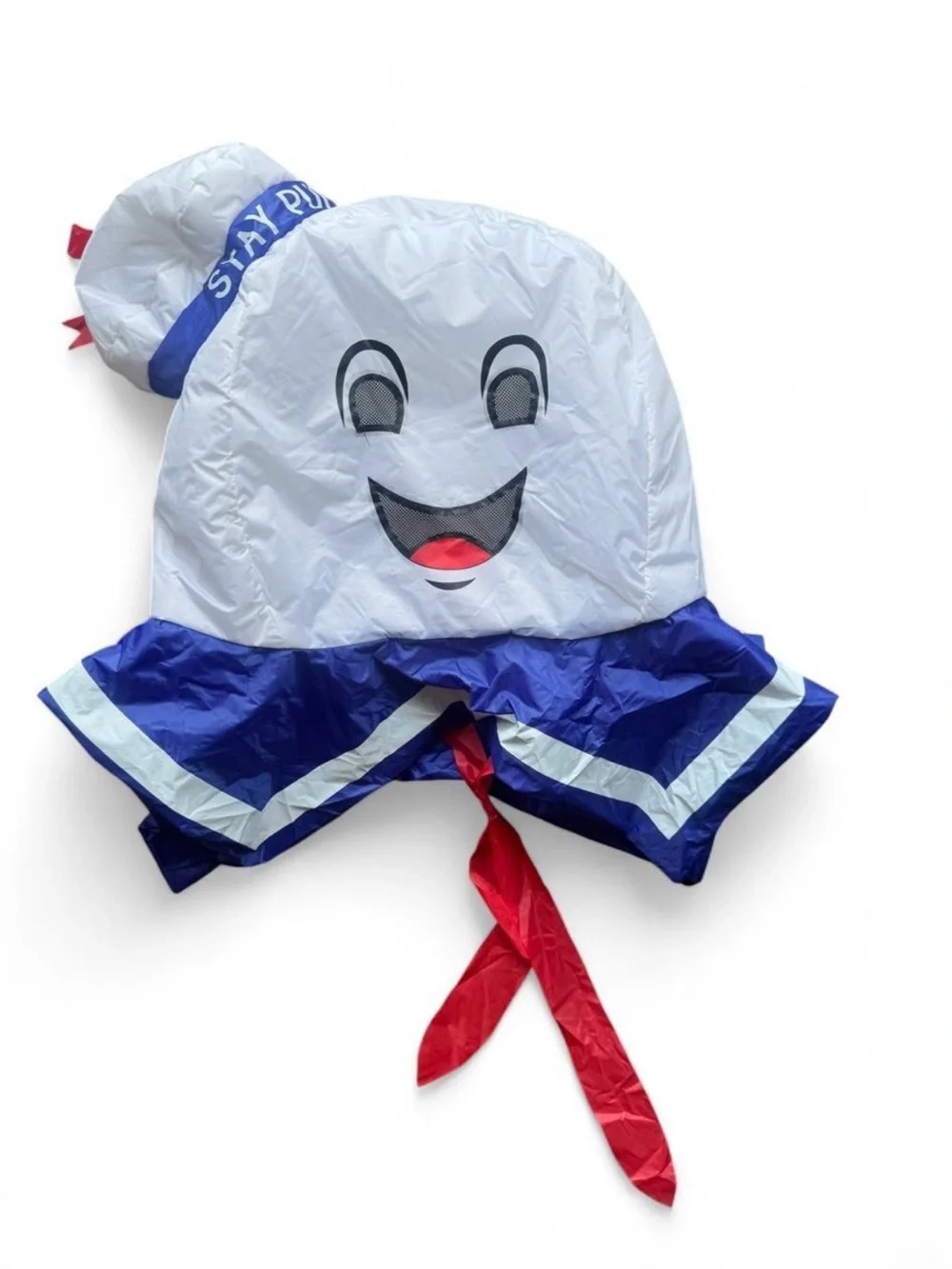 Spirit Inflatable White Sailor Marshmallow Plush with Blue Collar and Red Tie - Picture 6 of 8